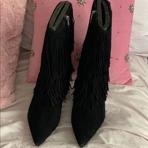 Sam Edelman Women’s Black Suede Booties Size 8.5